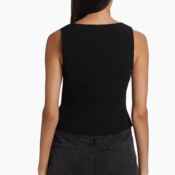 NWT rag & bone Mariana Italian Crepe Vest - Picture 3 of 8